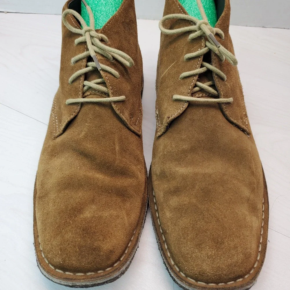 Johnston‎ Murphy Mens 11.5 M Brown Suede Chukka Boots Desert Boots 25-0640